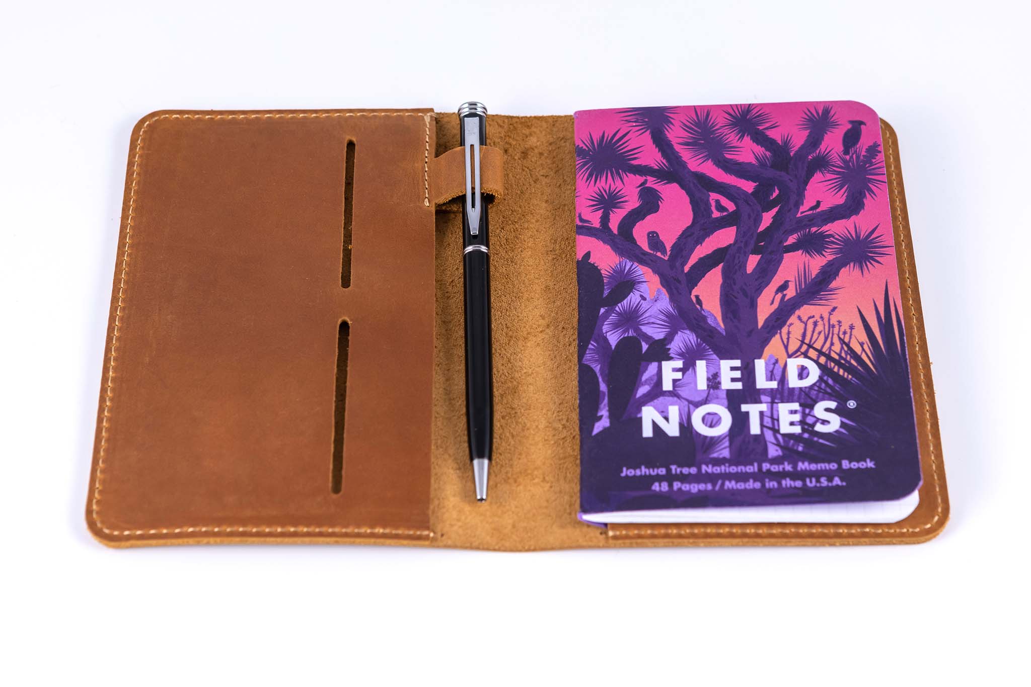Field Notes Leather Wallet Handmade durable notebook cover Sound As