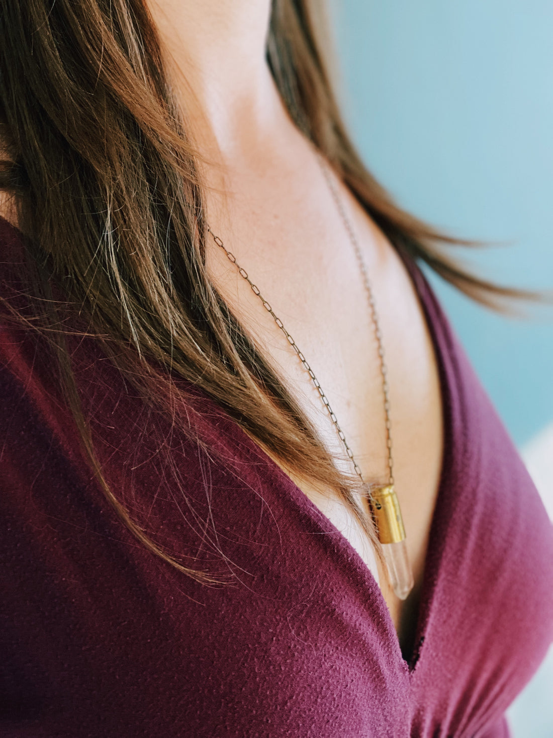 Bullet Quartz Necklace