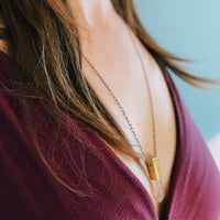 Bullet Quartz Necklace