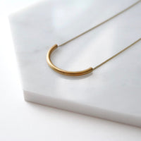 Curved Bar Necklace