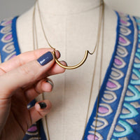 Curved Bar Necklace