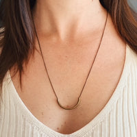 Curved Bar Necklace